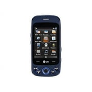 LG Neon 2 GW370 - 3G feature phone - microSD slot - LCD display - 240 x 320 pixels - rear camera 2 MP - AT&T - blue