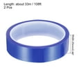 thumbnail image 2 of Uxcell Blue Heat Tape, 2 Rolls 25mmx33m 108ft High Temperature Heat Resistant Tape for Sublimation, 2 of 6