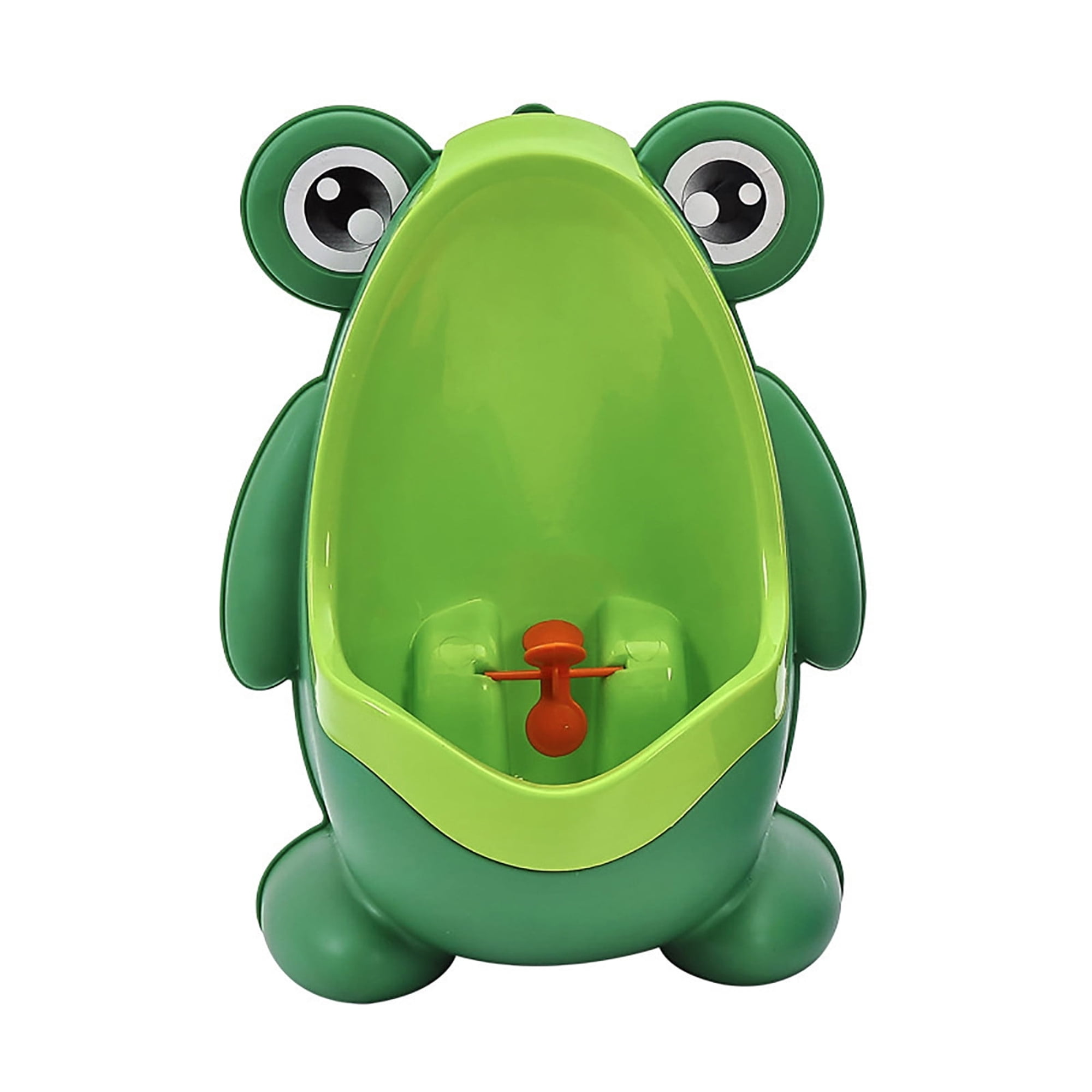 BPPEG Cute Frog Potty Training Urinal for Boys with Funny Aiming Target-potty training Green
