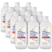 Foster & Thrive Rubbing Alcohol - 91% Isopropyl Alcohol, Concentrated First Aid Antiseptic - Safe and Effective - Liquid Solution for Treatment of Minor Cuts, Scrapes and Burns (16 Fl. oz) Pack of 12