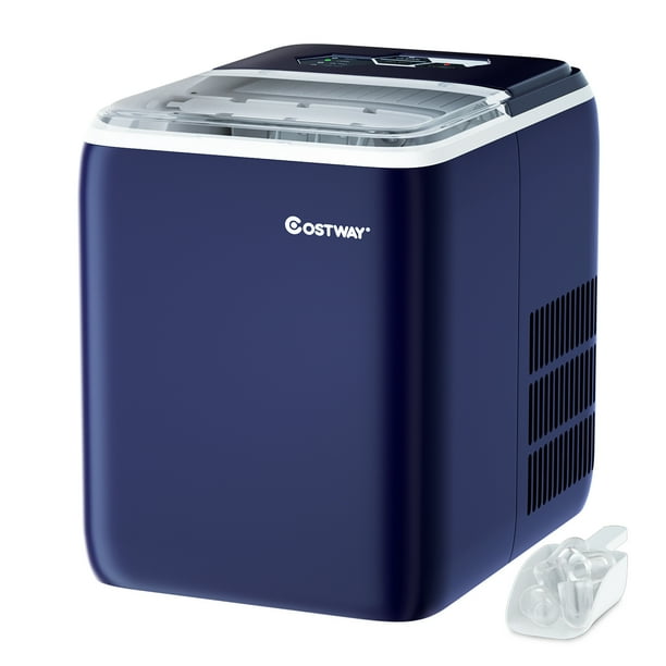 Costway Portable Countertop Ice Maker Machine 44Lbs/24H SelfClean w