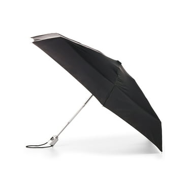 NEW SAGE & EMILY BLUE ORANGE PINK FLOWER COMPACT TRAVEL UMBRELLA AUTO OPEN 