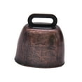 thumbnail image 3 of Retro Style Grazing Bell Calling Loud Premium Cowbell Wind Chime Small Ornament Red Bronze Color, 3 of 8