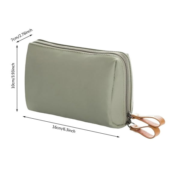 Small Dacron Makeup Bag for Purse Travel Cosmetics