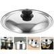 thumbnail image 2 of Tapa de sartén de acero inoxidable, tapa redonda para olla, tapa para sartén, tapa para olla, tapa para cocina, 2 of 6
