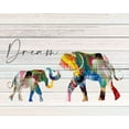 thumbnail image 2 of Allen, Kimberly 24x20 Black Ornate Wood Framed with Double Matting Museum Art Print Titled - Dream Elephant, 2 of 4
