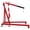 Red, variant on 2 Ton Engine Hoist, Hydraulic Cherry Picker Engine Crane, Red, Heavy Duty, Folding Shop Crane, 6 Casters, Engine Lift for Garage, Workshop