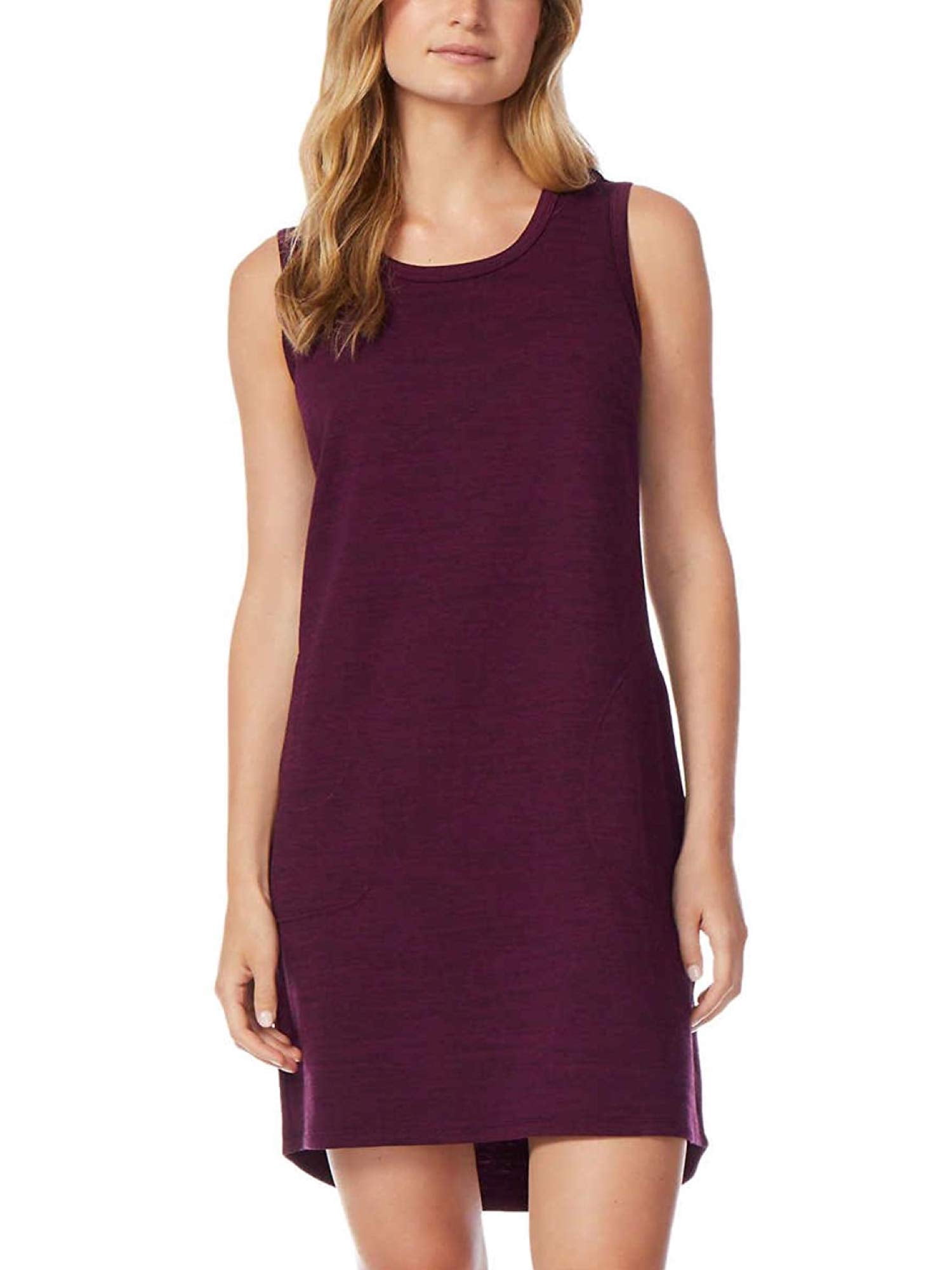 32 degrees ladies sleeveless dress (Burgundy, M) Swing dress