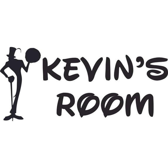 Shadow Man Princess Frog Cartoon Cartoon Customized Wall Decal - Custom Vinyl Wall Art - Personalized Name Baby Girls Boys Kids Bedroom Wall Decal Room Decor Wall Stickers Decoration Size (20x18 inch)