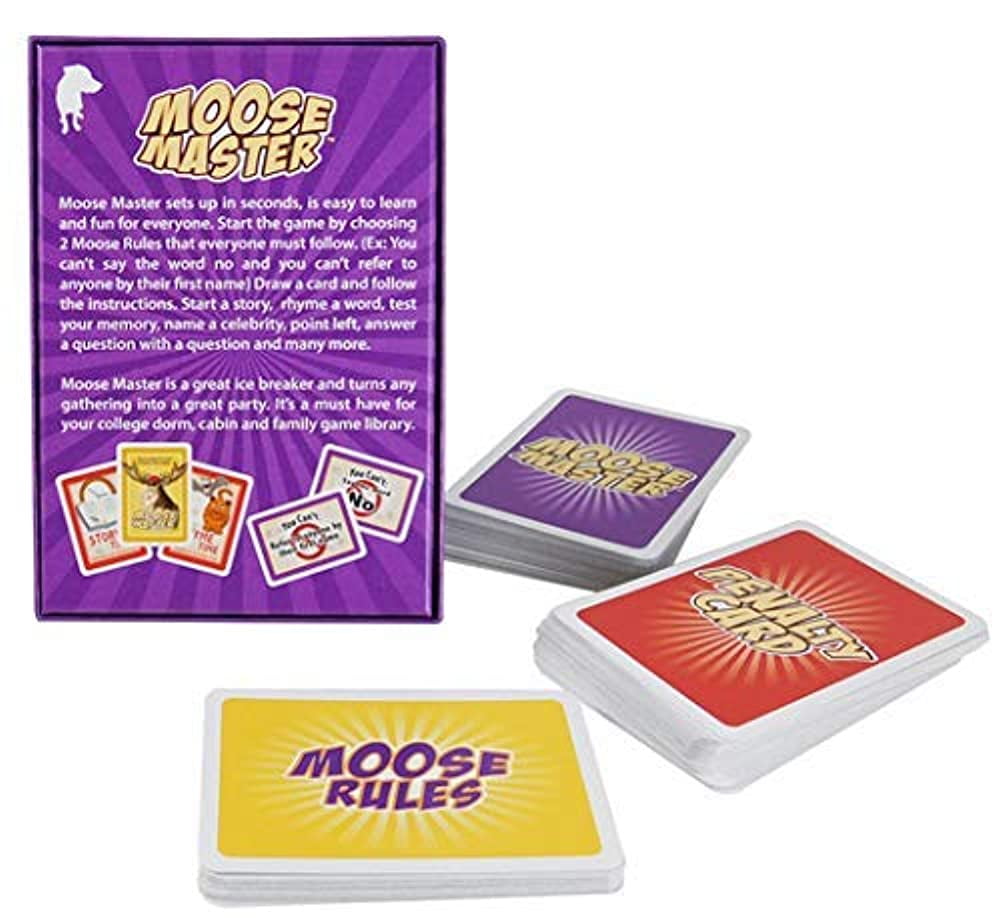 Party Card Game Have Fun Making Your Friends Laugh for Fun People Looking for a Hilarious Night in A Box Moose Master
