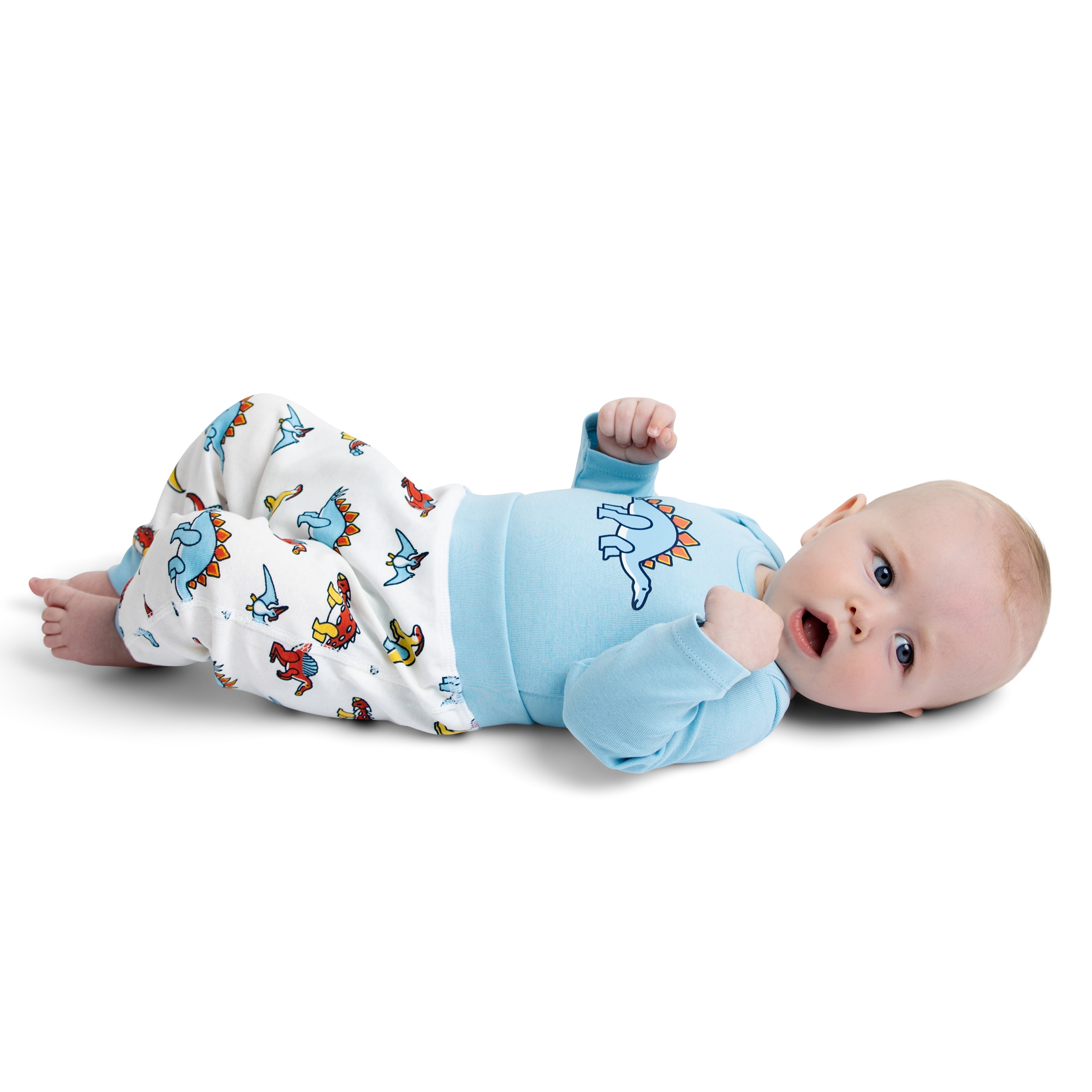 M+A by Monica + Andy Organic Cotton Gender Neutral First Moves Bodysuit + Groove Pant Set, Sizes Newborn -24 Months