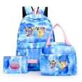thumbnail image 1 of 3pcs Disney Snow White Princess Colorful Backpack with Lunch Bag Rucksack Casual School Bags for Student Teenagers Sets, 1 of 4