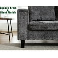 thumbnail image 5 of L Shaped Storage , Chenille, Gray, 5 Seating Convertible Sectional Couch With Storage, Gray Capacity, 5 of 6
