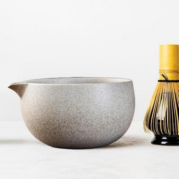 Cuenco de cerámica Perfecl para Matcha, cuenco para mezclar Matcha artesanal, Estilo C