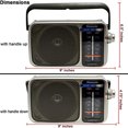 thumbnail image 4 of Panasonic RF-2400D/RF-2400 FM/AM con sintonizador AFC, 4 pilas AA Panasonic y paquete de inicio, 4 of 6