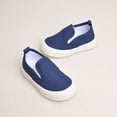 thumbnail image 4 of Dakaela 6M-8Y Infant Baby Girls Boys Canvas Shoes Soft Sole Toddler Slip on Walking Shoes Newborn Crib Loafers Casual Sneakers Blue 13, 4 of 7
