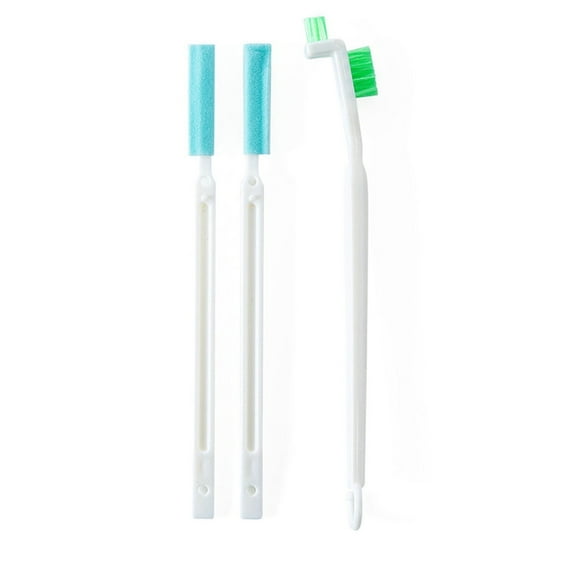 3Pcs Bottle Cleaning Brush Set - ABS Foam Sponge, Detachable, Hook Design - for Baby Bottles/Thermos, Gentle Scrubbing