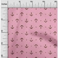 thumbnail image 2 of oneOone Polyester Lycra Rose Pink Fabric Nautical Craft Projects Decor Fabric Printed By The Yard 56 Inch Wide, 2 of 6