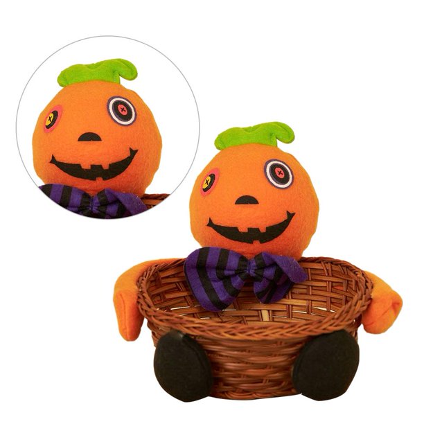 Fantasma Candy Display Bowl Basket Lindo Halloween Mimbre natural (calabaza) 1pc