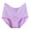 Purple, variant on Xihbxyly Underwear for Periods Women Menstrual Panties Postpartum Cotton Mid Waist Easy Clean Teens Briefs Girls Large Solid Color Leak Proof Menstrual Underwear