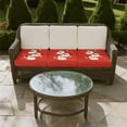 thumbnail image 5 of Xixirimido Couch Cushion Covers 3Piece Seat Cushion Cover Stretch Couch Cover Sectional Sofa Slipcovers Furniture Protector, Christmas Santa Claus Red, 5 of 8