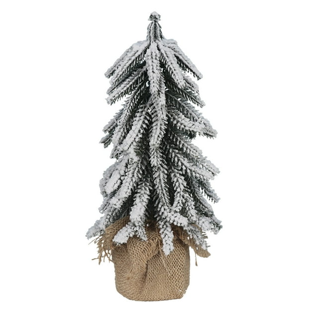 Christmas Tree Decorations,White Mini Snowflake Christmas Tree Ornament Desk Bar Shopping Mall Window Decoration Small Christmas Tree Christmas Decoration Supplies,Small Christmas Tree