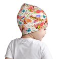thumbnail image 2 of Honeii Flowers And Birds Watercolor or Baby Beanie 0-6 Months 6-12-24 Months Kids Winter Hat,Toddler Beanies Baby Girl Boy Hat Warm Cap for Baby, Infant, Toddler-Small, 2 of 6