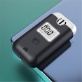 thumbnail image 2 of Graflsoa Portable Breath Alcohol Tester MR688 - Handheld Non-Contact Blow Detection, Black ABS Design, LCD Display, Emergency Light, Battery Powered (AAA Not Included), 2 of 6