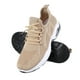 thumbnail image 5 of Breathable Mesh Running Shoes Men Fashionable Casual Lace Up Knit Sneakers for Outdoor Sports Khaki 42, 5 of 26