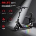 thumbnail image 6 of EILLEO EB008 Electric Scooter with Seat for Adult, 36V Electric Scooter for Adults 372W Motor, 6 Mile Range, 11.18 mph, Dual Brakes, 8"Tires, e Scooters with Seat, 6 of 9