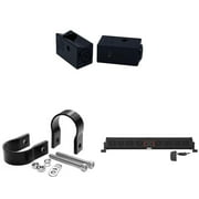 Wet Sounds STEALTH-XT-8-B STEALTH XT 8 Speaker All-In-One Amplified Bluetooth Soundbar With Remote – Black with Slider Brackets and 1.75" Round Clamps