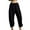 Black, variant on MELDVDIB Womens Sweatpant Baggy Elastic Waisted Jogging Pants Fall Winter Fashion Causal Solid Color Capri Trousers with Pockets Gray XL