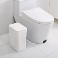thumbnail image 5 of Durable Plastic Square Flip Top Trash Can Convenient Lid Operation Ideal For Home Use Other Cleaning Supplies, 5 of 5