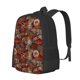 thumbnail image 1 of Balery Coffee Stamp Mochila para hombre y mujer - Tela Oxford 600D resistente - Gran capacidad, resistente al agua, ideal para la escuela, viajes y senderismo, 1 of 6