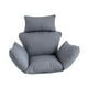 thumbnail image 3 of Cojín de repuesto para silla giratoria con reposacabezas para ocio Gris, 3 of 9