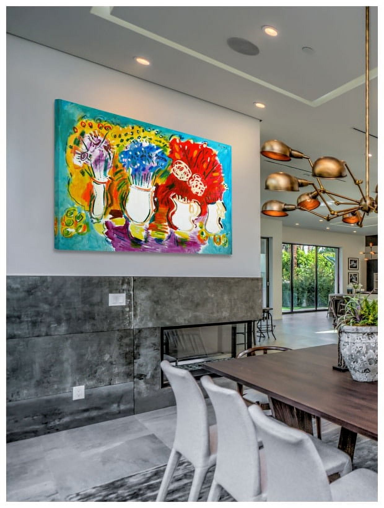 Marmont Hill "Mixed Bouquets" by Wayne Ensrud Painting Print on Canvas