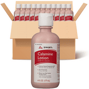 Swan Calamine Lotion Temporarily Relieves Itching 6 Oz,.(BOX Of 12 CASE)