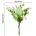 thumbnail image 3 of Twfbrm 6 Pcs Easter Eggs Floral Picks, 11" Artificial Flower Stems with Sparkling Eggs and Berries, Decorative Easter Egg Twig Branches Vase Filler Table Centerpiece Spring Decor for Party Wedding, 3 of 7