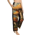 thumbnail image 2 of Daiia Vintage Cloud Mushroom Women's Sleep Pant with Pockets and Drawstring,Pajama Pants-X-Large, 2 of 9
