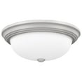 thumbnail image 3 of Millennium Lighting Metal Flushmount Ceiling Light in Satin Nickel finish-Silver, 3 of 4