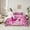Black Hotpink, variant on jejeloiu Cheetah Print 7-Piece Bedding Comforter Set,Leopard Pattern King Bedding Sets,Pink Butterflies Bed Sheets For Girls Kids,Breathable Home Decor Reversible