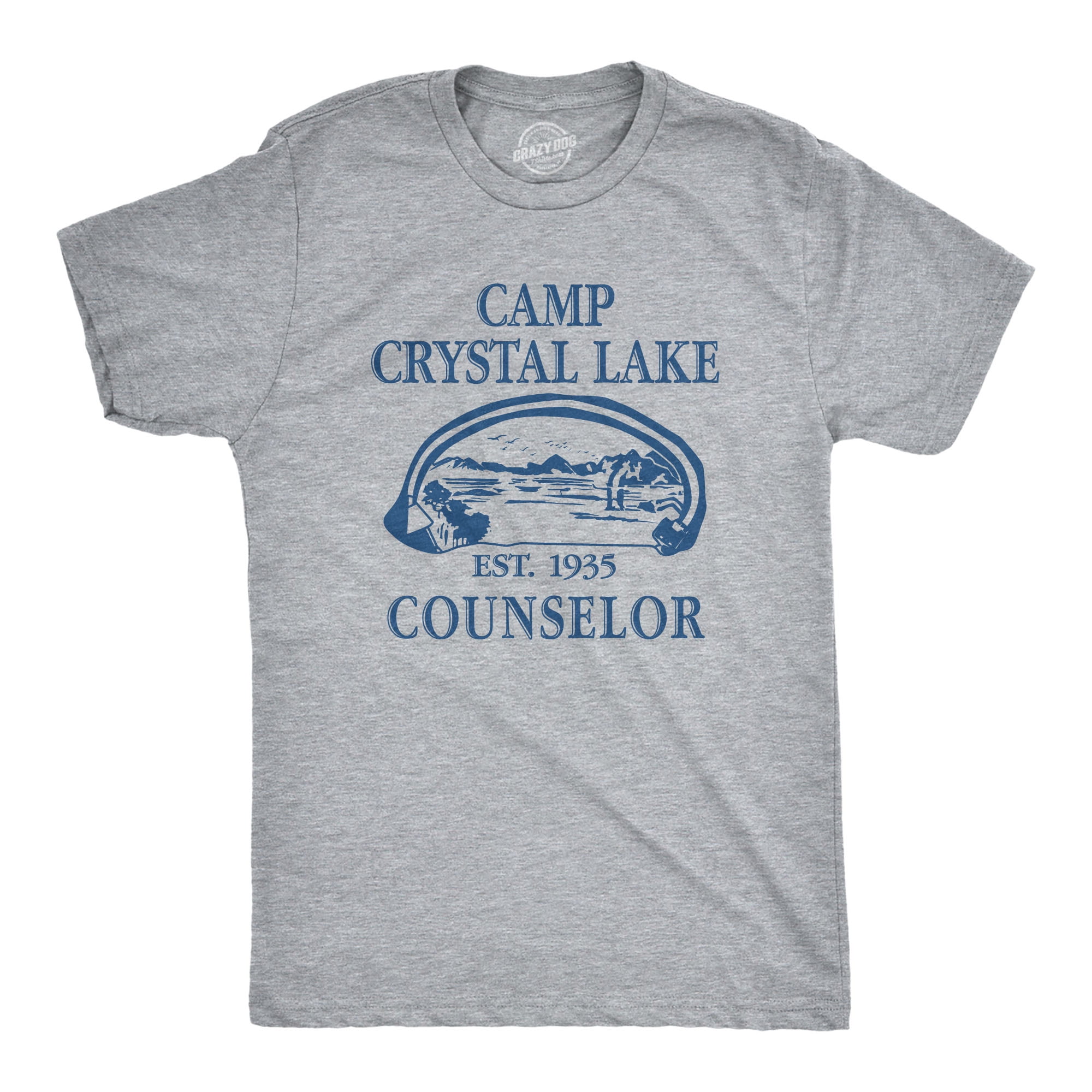 Mens Camp Crystal Lake T shirt Funny 