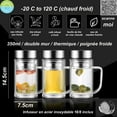 thumbnail image 2 of Sunwealth Tasse à thé en verre borosilicaté à double paroi 350ml, 2 of 5