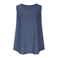 thumbnail image 6 of FDGIU Women's Plus Size Cotton Tank Tops - Sleeveless Shirts, 2025 Summer Camisole Tops Long Fit for Yoga/Beach, 6 of 8