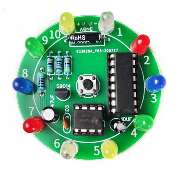 Kit de soldadura DIY HPYNPES, placa de entrenamiento de electrónica