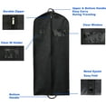 Simplehousware 60Inch Heavy Duty Garment Bag for Suits, Tuxedos