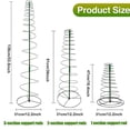 thumbnail image 4 of LCXmlly Metal Plant Support Tower Stretchable Spiral Design For Climbing Vines 31cm, 4 of 7