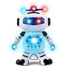 Digital Dancing Warrior Toy Robot Figure w/ Colorful Rotating Lights, Music, Dancing Action, 360 Degree Spins
