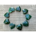 thumbnail image 6 of Malachite Gemstone Hearts, Polished Malachite Puffy Hearts, Malachite Palm Stone, Malachite Heart (5 Hearts）, 6 of 8