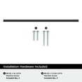 thumbnail image 6 of Miseno Mcp21006 Mariposa 10-1/16" Center To Center Handle Cabinet Pull - Bronze, 6 of 7